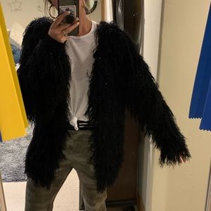 Oversized Fuzzy Jacket